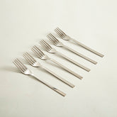 Carlo Dinner Fork Set Of 6 Silver